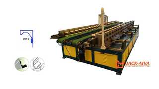 Macchina di formazione a rotoli di flangia a condotti PDF duplex, flangia a condotti PDF-3, flangia a condotti Roll Former