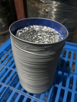 Macchina per il rivestimento delle estremità dei condotti flessibili | Attrezzatura per l'inserimento del rivestimento del bordo interno