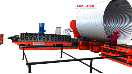 macchina ondulata 6000mm della metropolitana di spirale del canale sotterraneo di 800mm